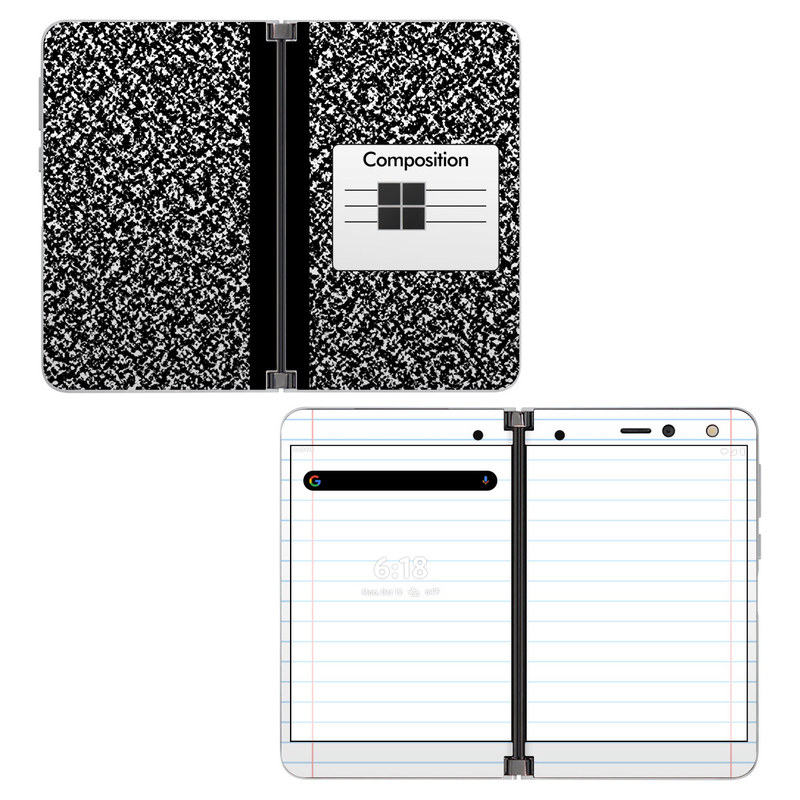 Microsoft Surface Duo Skin - Composition Notebook (Image 1)