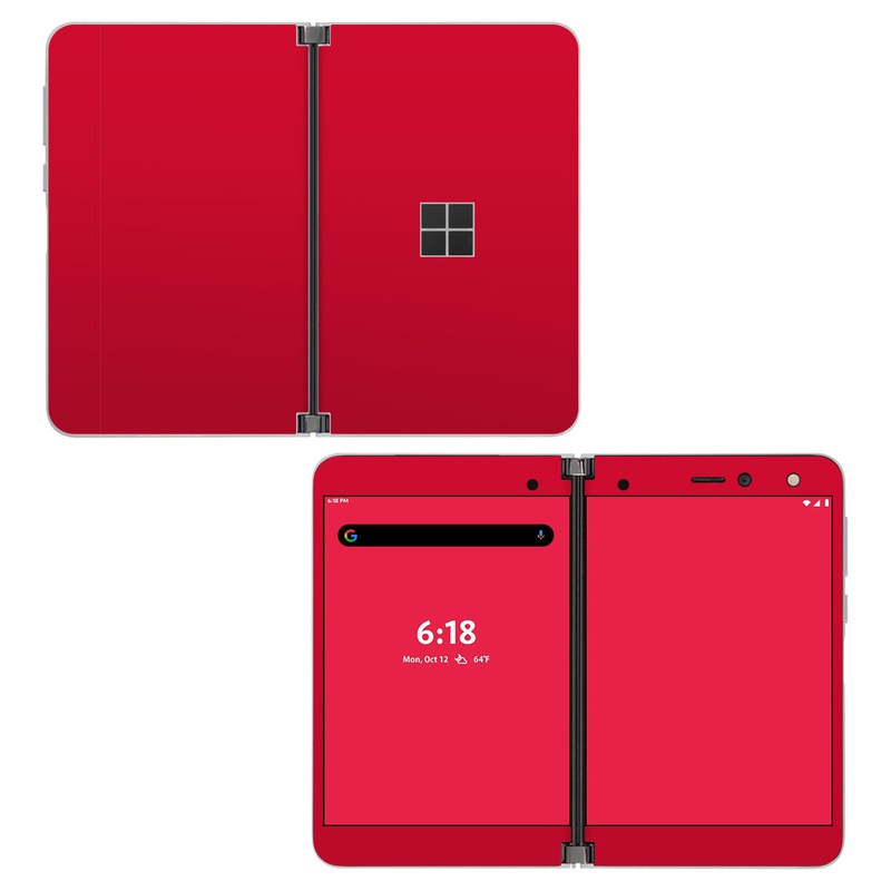 Microsoft Surface Duo Skin - Solid State Red (Image 1)