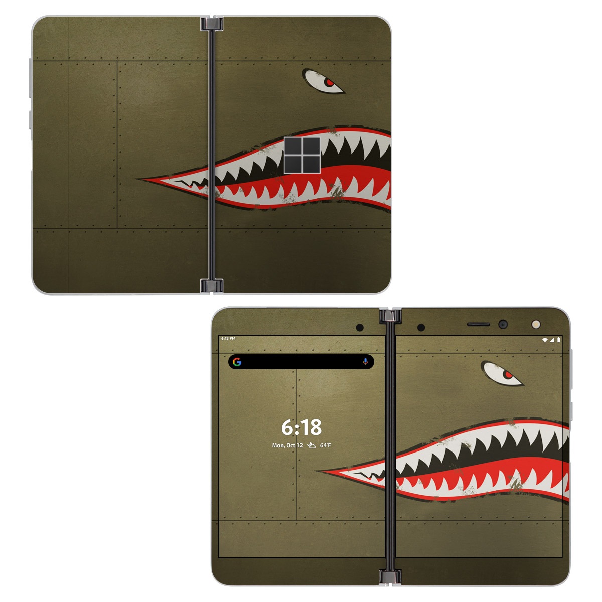 Microsoft Surface Duo Skin - USAF Shark (Image 1)