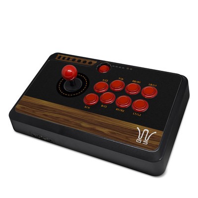 Mayflash F500 Arcade Fightstick Skin - Wooden Gaming System