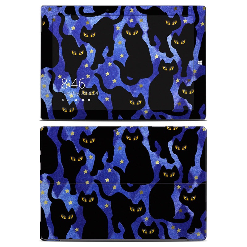 Microsoft Surface 3 Skin - Cat Silhouettes (Image 1)