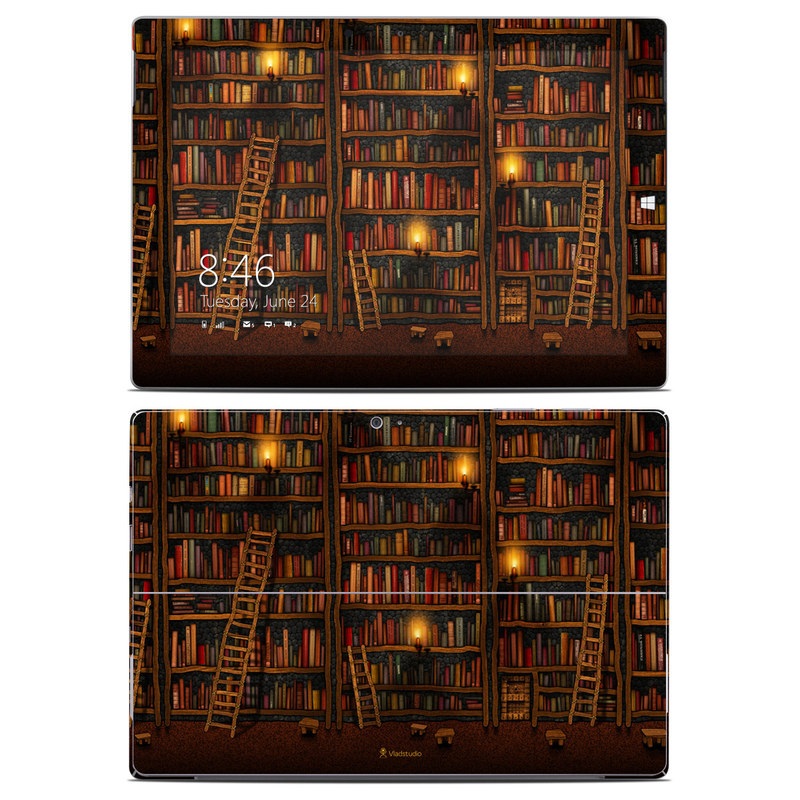 Microsoft Surface 3 Skin - Library (Image 1)