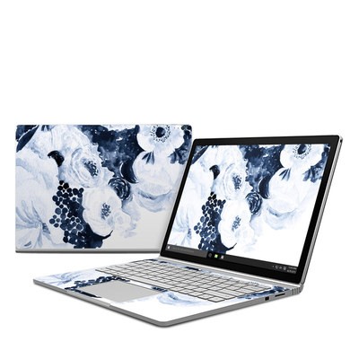 Microsoft Surface Book Skin - Blue Blooms
