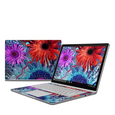 Microsoft Surface Book Skin - Deep Water Daisy Dance