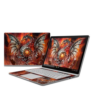 Microsoft Surface Book Skin - Furnace Dragon