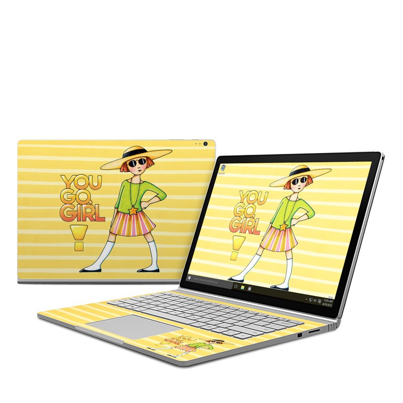 Microsoft Surface Book Skin - You Go Girl (Image 1)