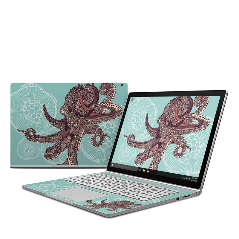 Microsoft Surface Book Skin - Octopus Bloom (Image 1)