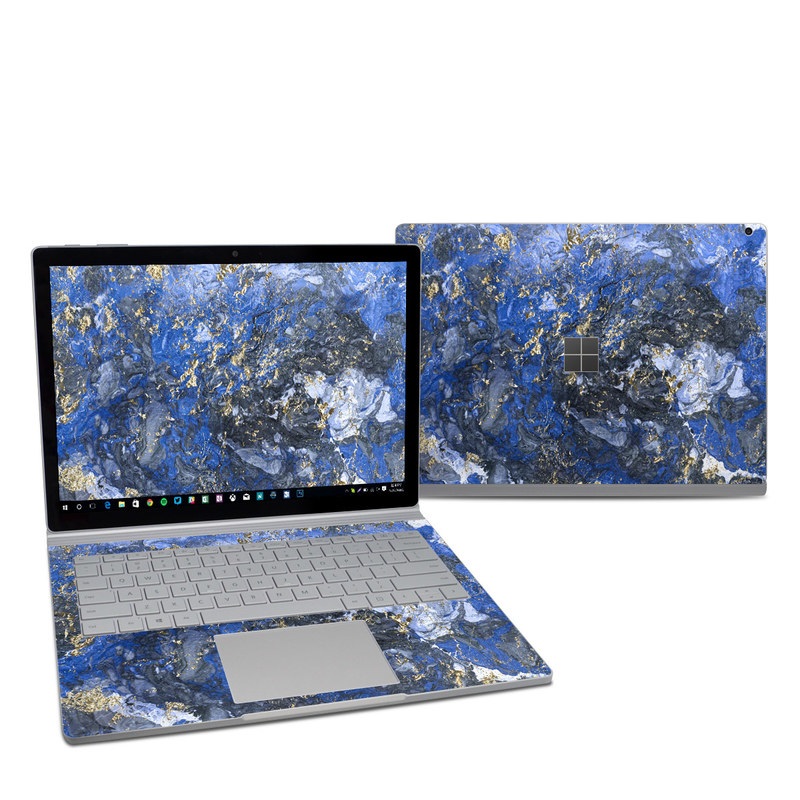 Microsoft Surface Book 2 13.5in (i5) Skin - Gilded Ocean Marble (Image 1)