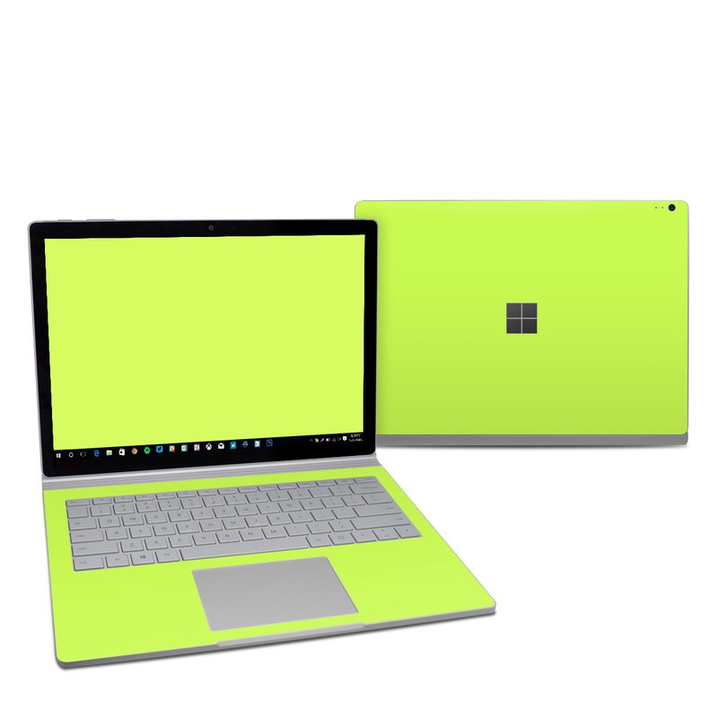 Microsoft Surface Book 2 13.5in (i5) Skin - Solid State Lime (Image 1)