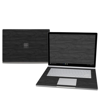Microsoft Surface Book 2 15in (i7) Skin - Black Woodgrain