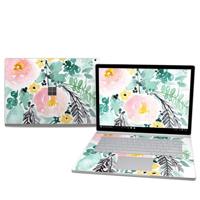 Microsoft Surface Book 2 15in (i7) Skin - Blushed Flowers