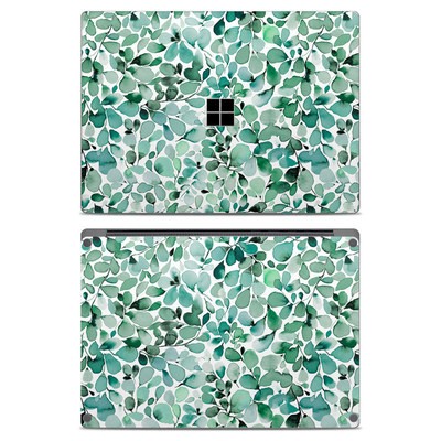 Microsoft Surface Laptop Skin - Watercolor Eucalyptus Leaves