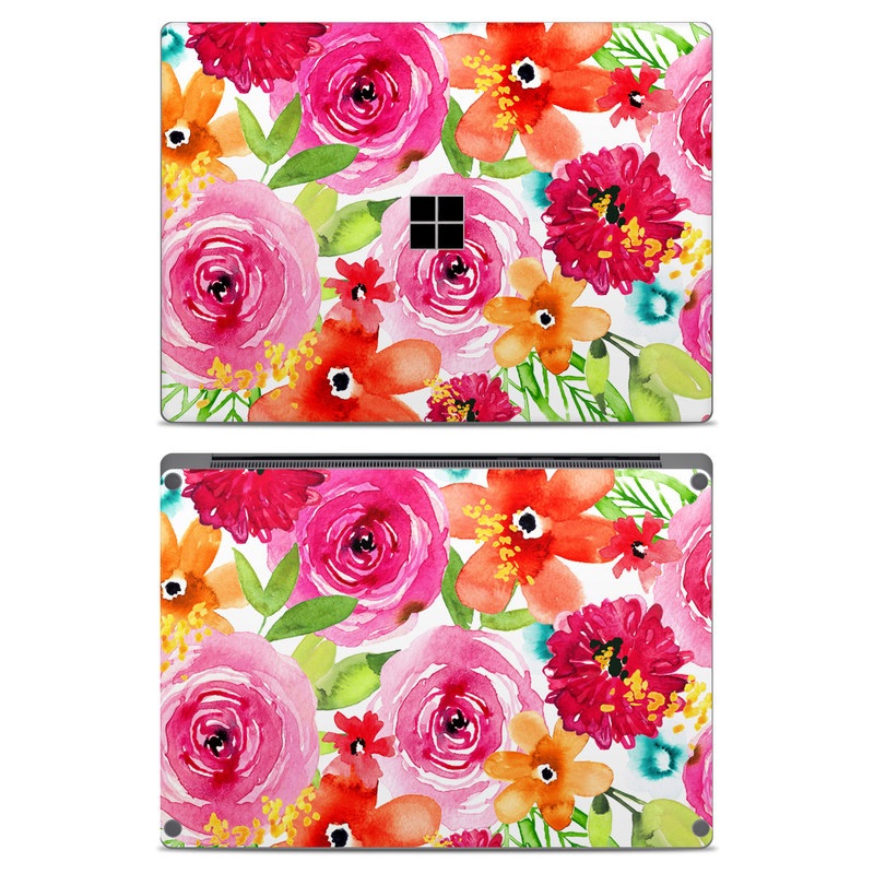 Microsoft Surface Laptop Skin - Floral Pop (Image 1)