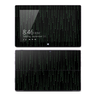 Microsoft Surface RT Skin - Matrix Style Code