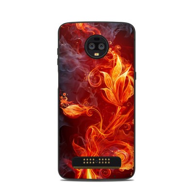 Motorola Moto Z3 Skin - Flower Of Fire