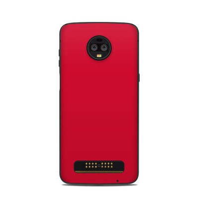 Motorola Moto Z3 Skin - Solid State Red