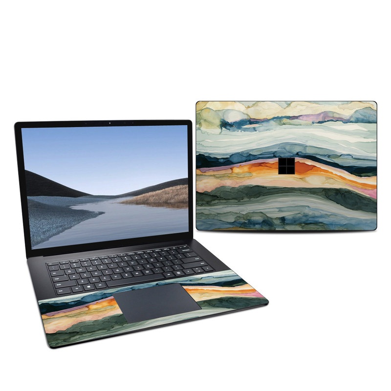Microsoft Surface Laptop 3 15in Skin - Layered Earth (Image 1)