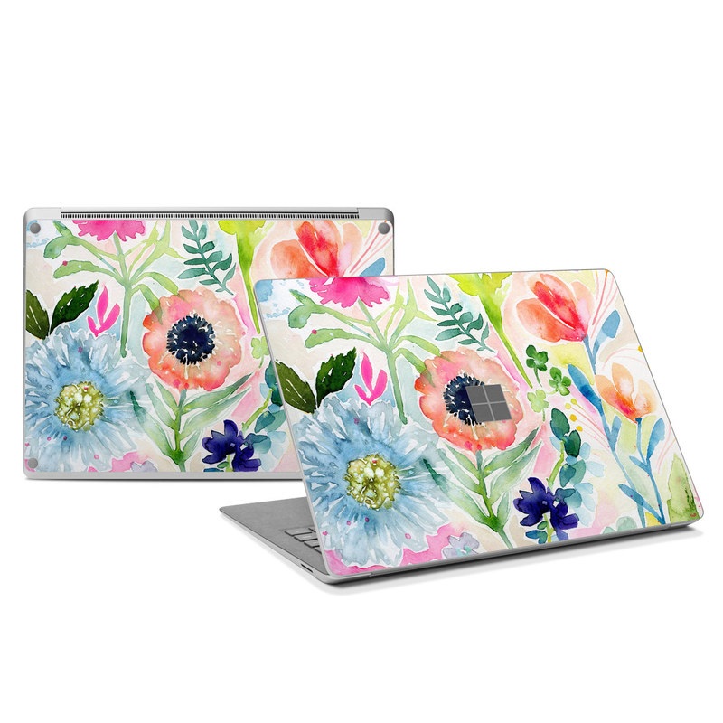 Microsoft Surface Laptop 4 13.5in (i5) Skin - Loose Flowers (Image 1)