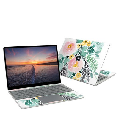 Microsoft Surface Laptop Go Skin - Blushed Flowers