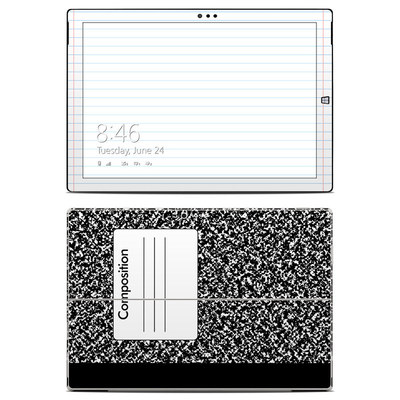 Microsoft Surface Pro 3 Skin - Composition Notebook