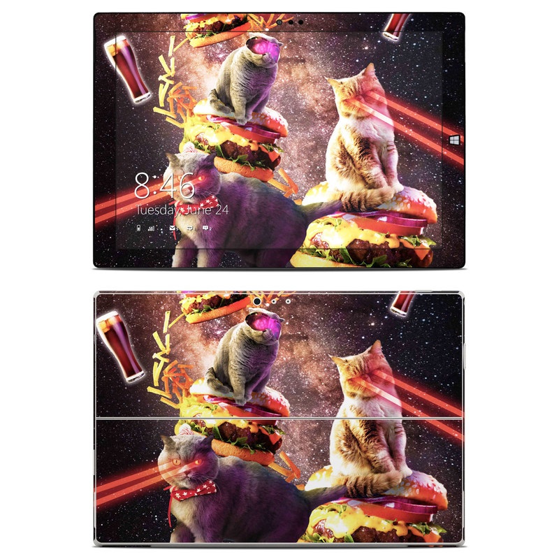 Microsoft Surface Pro 3 Skin - Burger Cats (Image 1)