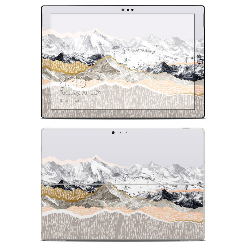 Microsoft Surface Pro 3 Skin - Pastel Mountains (Image 1)