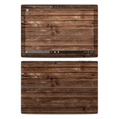 Microsoft Surface Pro 4 Skin - Stripped Wood