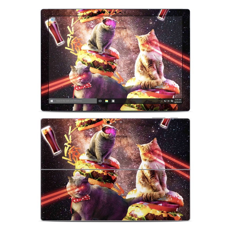 Microsoft Surface Pro 4 Skin - Burger Cats (Image 1)