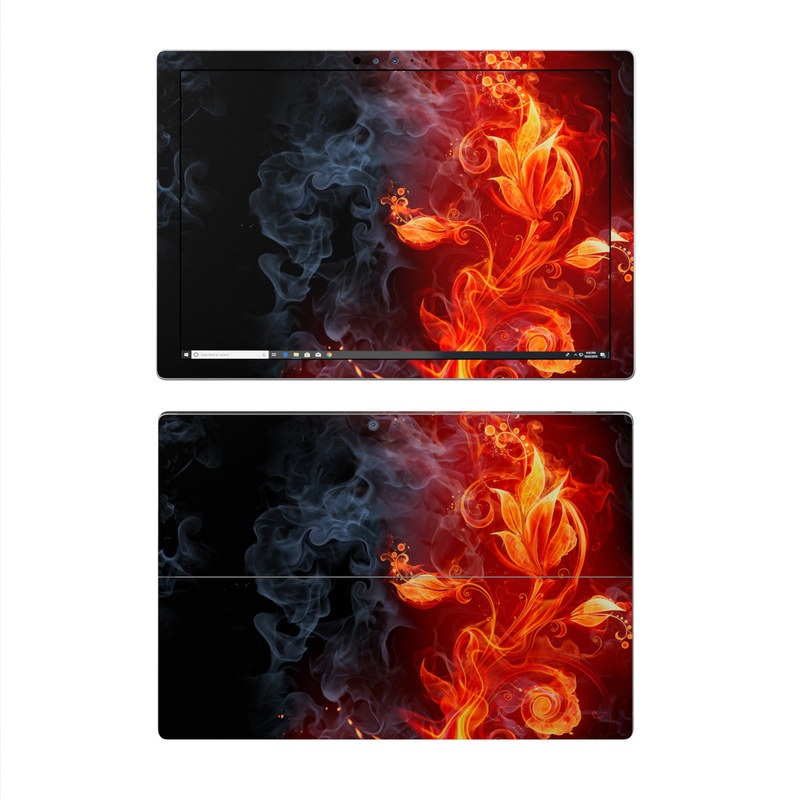 Microsoft Surface Pro 4 Skin - Flower Of Fire (Image 1)
