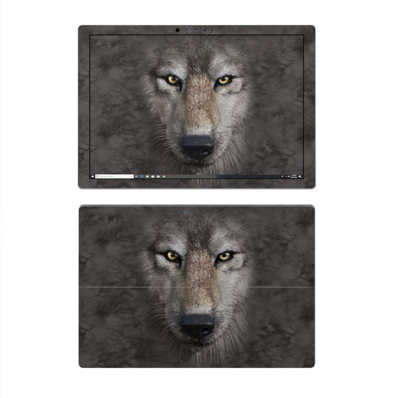 Microsoft Surface Pro 4 Skin - Grey Wolf (Image 1)