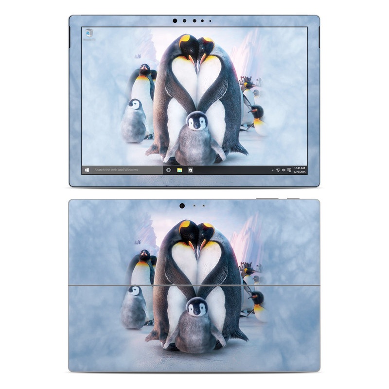 Microsoft Surface Pro 4 Skin - Penguin Heart (Image 1)