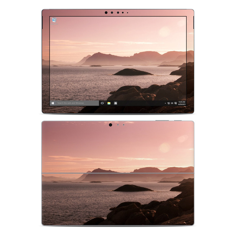 Microsoft Surface Pro 4 Skin - Pink Sea (Image 1)