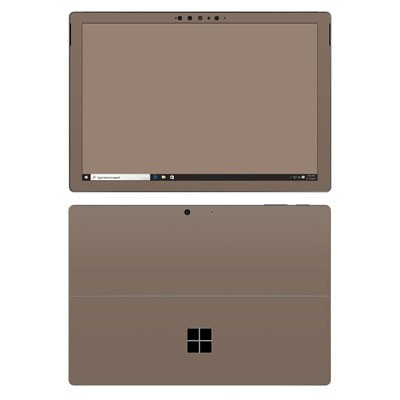Microsoft Surface Pro 7 Skin - Solid State Flat Dark Earth