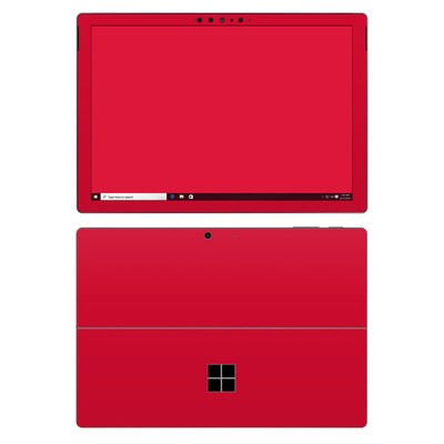 Microsoft Surface Pro 7 Skin - Solid State Red