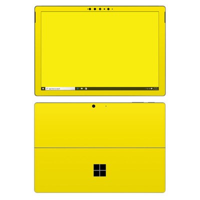 Microsoft Surface Pro 7 Skin - Solid State Yellow