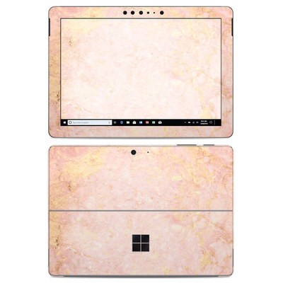 Microsoft Surface Go Skin - Rose Gold Marble