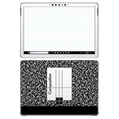 Microsoft Surface Go 2 Skin - Composition Notebook