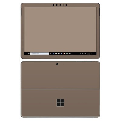 Microsoft Surface Go 2 Skin - Solid State Flat Dark Earth