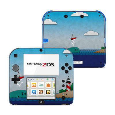 Nintendo 2DS Skin - Whale Sail