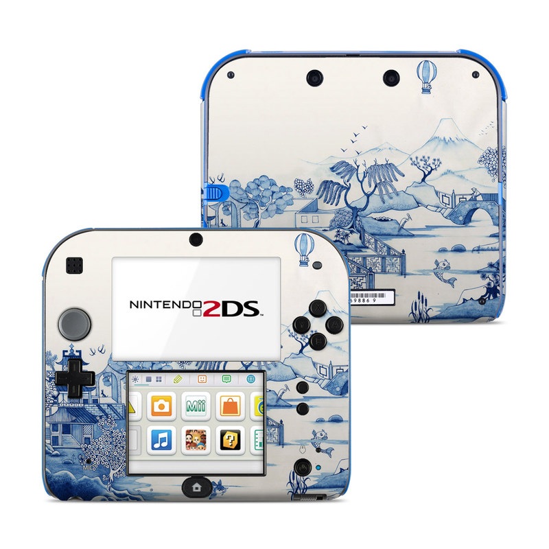 Nintendo 2DS Skin - Blue Willow (Image 1)