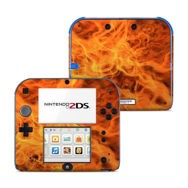 Nintendo 2DS Skin - Combustion (Image 1)