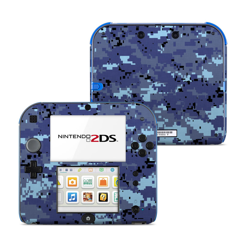 Nintendo 2DS Skin - Digital Sky Camo (Image 1)