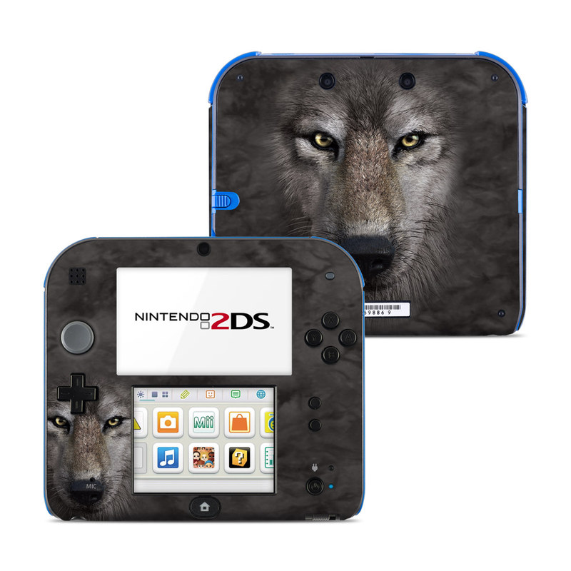 Nintendo 2DS Skin - Grey Wolf (Image 1)