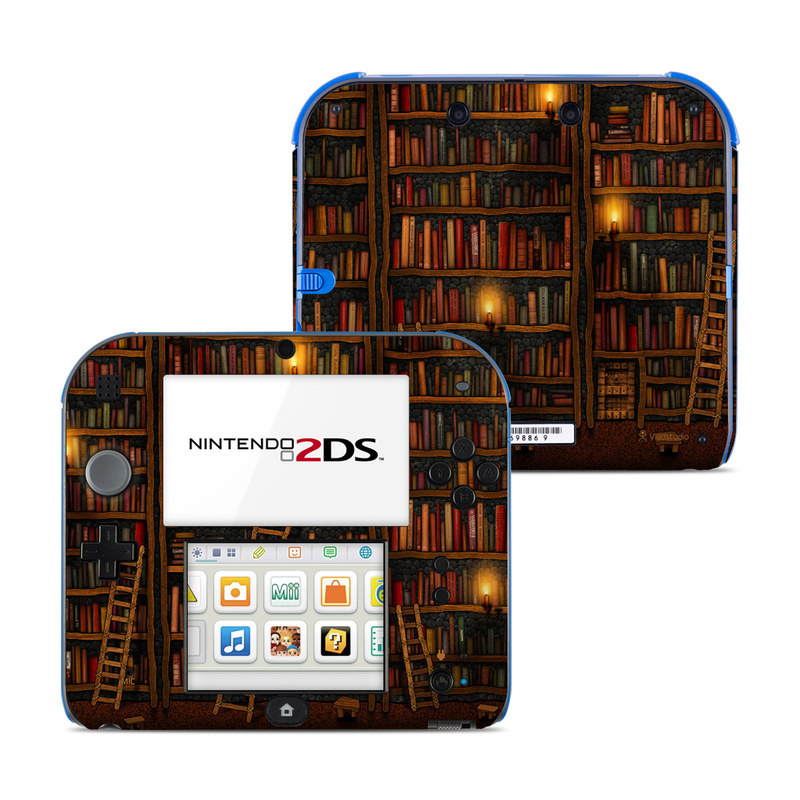 Nintendo 2DS Skin - Library (Image 1)