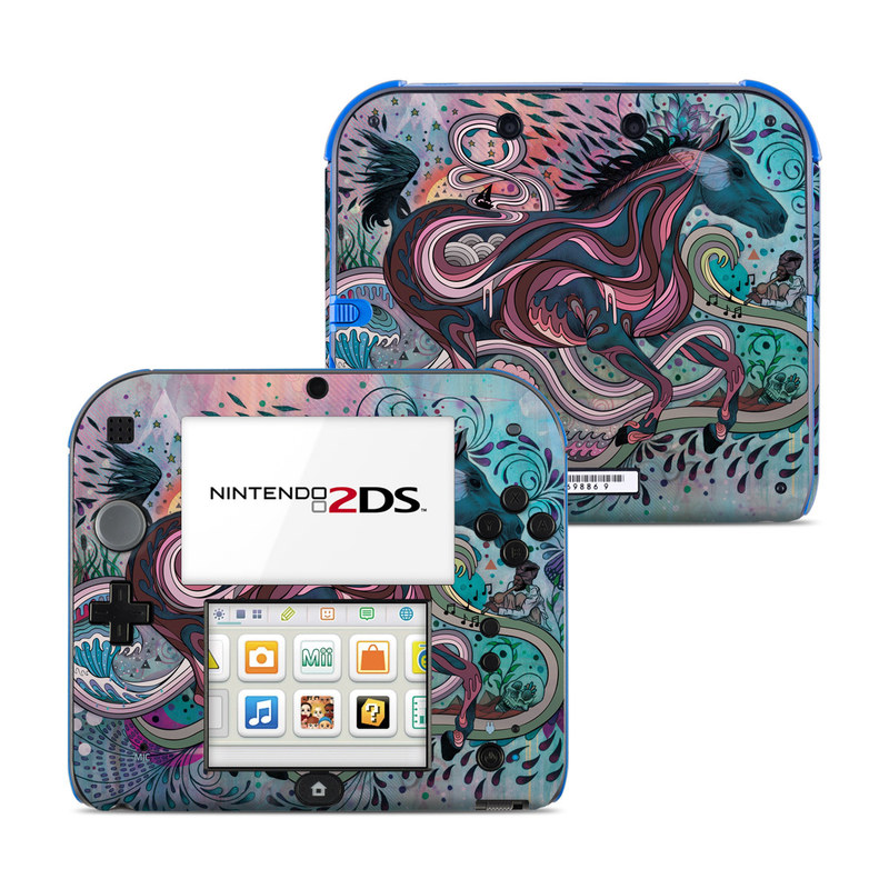 Nintendo 2DS Skin - Poetry in Motion (Image 1)