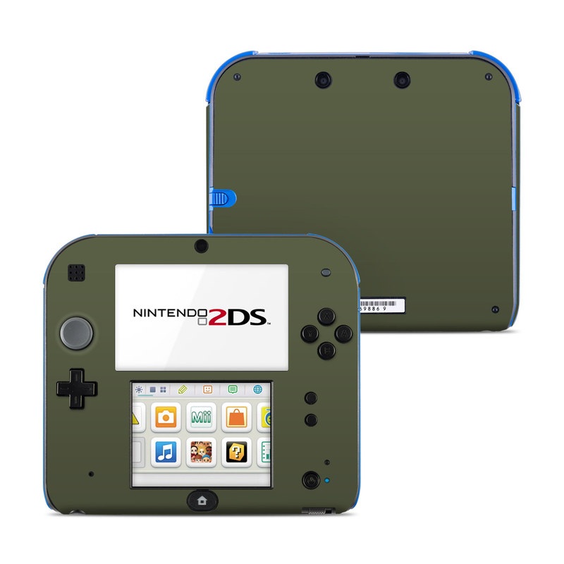 Nintendo 2DS Skin - Solid State Olive Drab (Image 1)