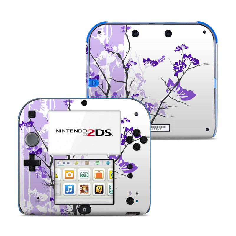 Nintendo 2DS Skin - Violet Tranquility (Image 1)