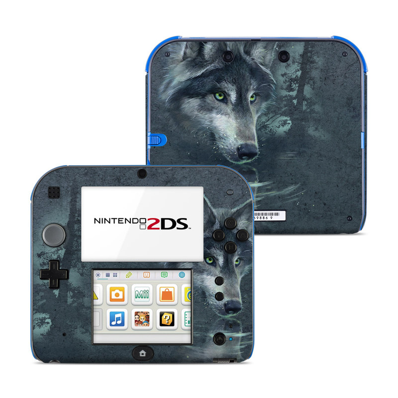 Nintendo 2DS Skin - Wolf Reflection (Image 1)