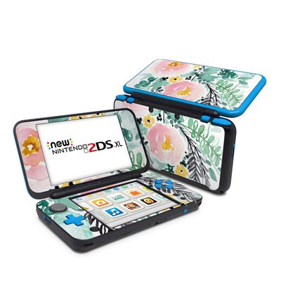 Nintendo 2DS XL Skin - Blushed Flowers
