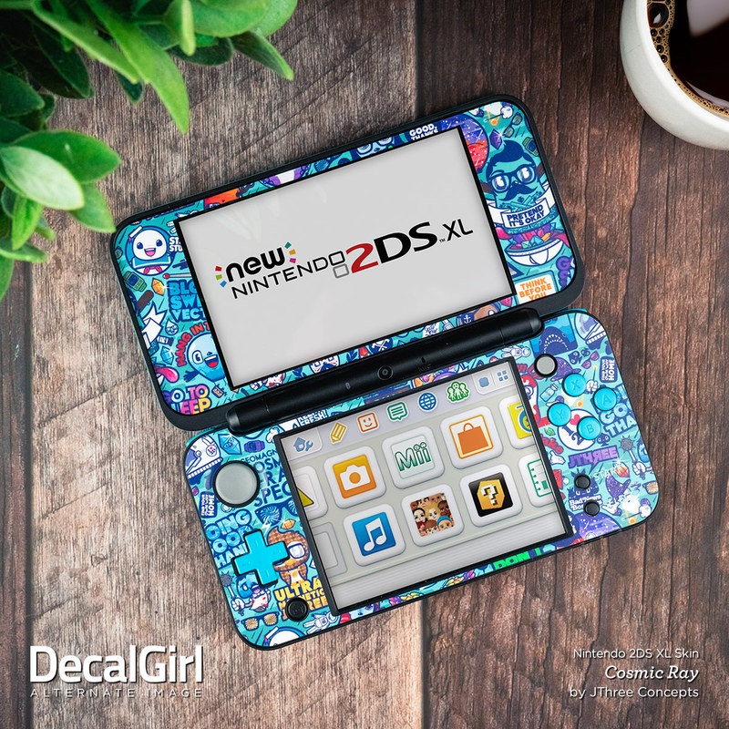 Nintendo 2DS XL Skin - Retro Horizontal (Image 2)